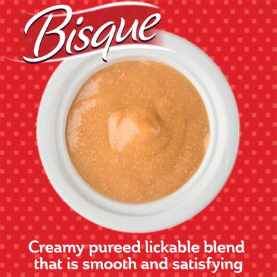 Delectables Bisque Senior 15 premios para lamer con atún y pollo para gatos, 1.4 oz, caja de 72