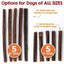 Beef Collagen Sticks 12-inch Natural Dog Chew Treats, 5 count