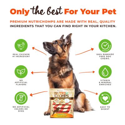 Twists Chicken, Peanut Butter & Milk Flavor Variety Pack Dog Treats, 12 count