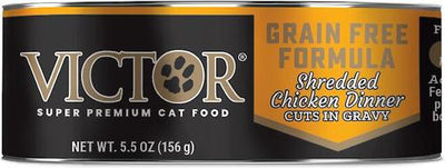 Grain-Free Shredded Chicken Dinner Cuts Wet Cat Food or Topper, 5.5-oz, case of 24