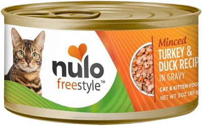 Bundle: Nulo Freestyle Turkey & Duck in Gravy + Freestyle Beef & Mackerel in Gravy Canned Cat Food