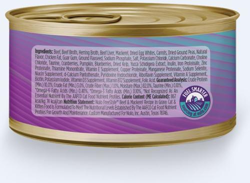 Bundle: Nulo Freestyle Turkey & Duck in Gravy + Freestyle Beef & Mackerel in Gravy Canned Cat Food
