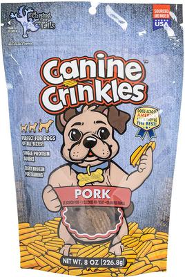 Canine Crinkles Bison Dehydrated Dog Treats, 8-oz bag