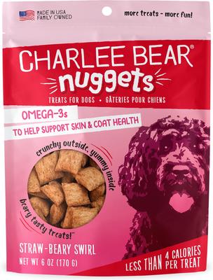 Nuggets Strawbeary Swirl Crunchy Dog Treats, 6-oz bag