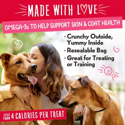 Nuggets Strawbeary Swirl Crunchy Dog Treats, 6-oz bag