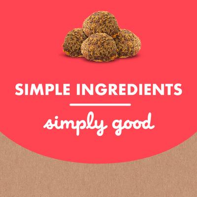 Meatball BBQ Beef Soft & Chewy Dog Treats, 7-oz bag