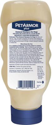Plus Oatmeal Shampoo for Dogs, 18-fl oz bottle