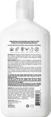 Deodorizing Dog Shampoo, Creamy Citrus Orange & Red Raspberry Scent, 17-fl oz bottle