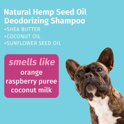 Deodorizing Dog Shampoo, Creamy Citrus Orange & Red Raspberry Scent, 17-fl oz bottle