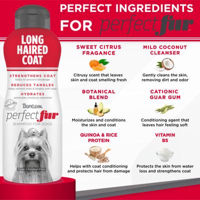 PerfectFur Long Haired Coat Conditioning & Detangling Dog Shampoo, 16-fl oz bottle