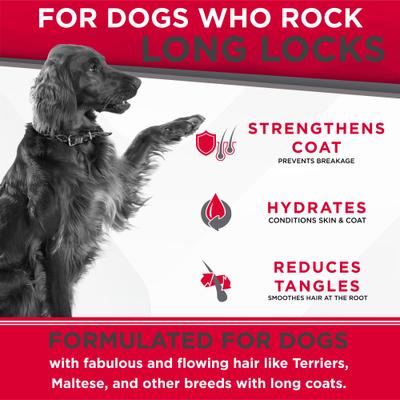 PerfectFur Long Haired Coat Conditioning & Detangling Dog Shampoo, 16-fl oz bottle