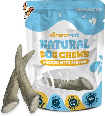 5 to 8-in Whole Deer Antler Dog Treats, Small, 2 count
