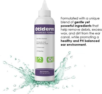 Otiderm Advanced Dog & Cat Ear Cleaner, 16-fl oz bottle