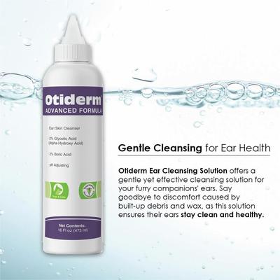 Otiderm Advanced Dog & Cat Ear Cleaner, 16-fl oz bottle