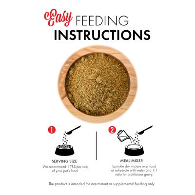 Top It Turkey Dinner Grain-Free Dry Dog & Cat Food Topping, 4-oz bag