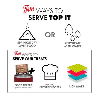 Top It Turkey Dinner Grain-Free Dry Dog & Cat Food Topping, 4-oz bag