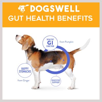 Gut Health Slices Chicken Functional Soft & Chewy Dog Treats, 8-oz bag