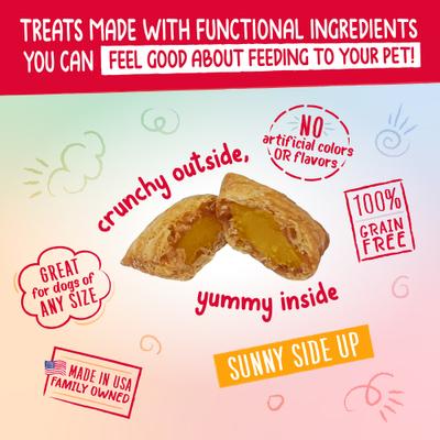 Nuggets Sunny Side Up Crunchy Dog Treats, bolsa de 6 oz