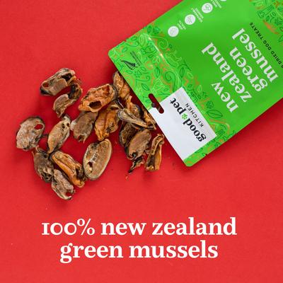 Green Mussel Air Dried Dog Treat, 1.7-oz bag