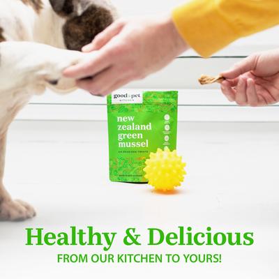 Green Mussel Air Dried Dog Treat, 1.7-oz bag
