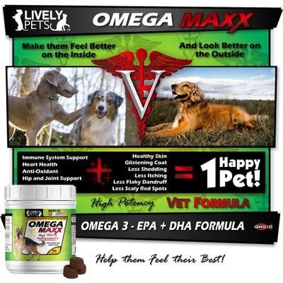 Omega Maxx Fish Oil Large & Giant Dog Soft Chews, 90 count
