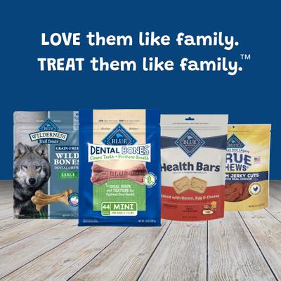 Dental Bones Mini All Natural Rawhide-Free Dental Dog Treats, 44 count