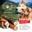 Power Peanut Butter Bully Sticks Dog Treats, 12-in, 1 count