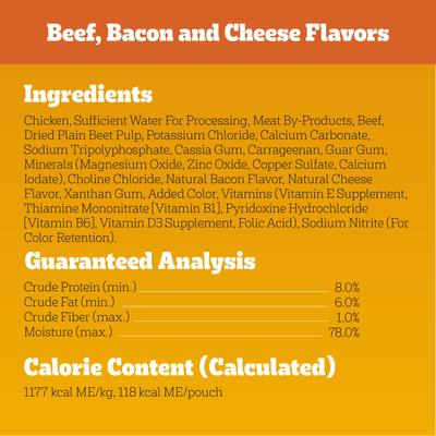 Chopped Ground Dinner Variety Pack Adult Wet Dog Food, 3.5-oz pouch, bundle of 60