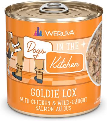 Dogs in the Kitchen The Double Dip with Beef & Wild Caught Salmon Au Jus Grain-Free Canned Dog Food, 10-oz can, 12 count
