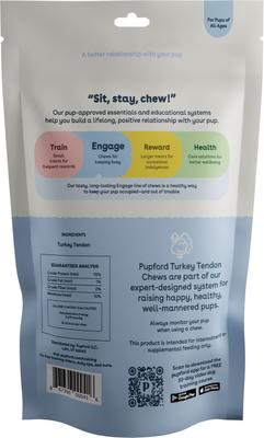 Turkey Tendons Dog Chews, 10 count