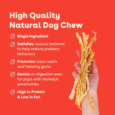 Turkey Tendons Dog Chews, 10 count