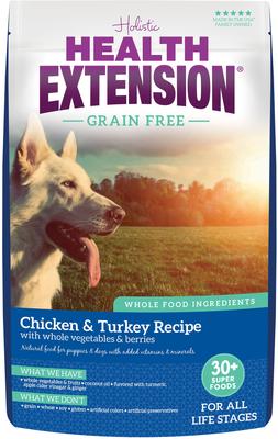 Grain-Free Chicken & Turkey Recipe Dry Dog Food, 23.5-lb bag