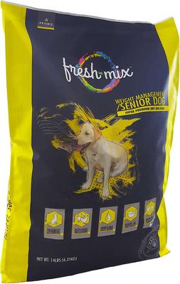 Fresh Mix Weight Management Senior Formula Dry Dog Food, 14-lb bag
