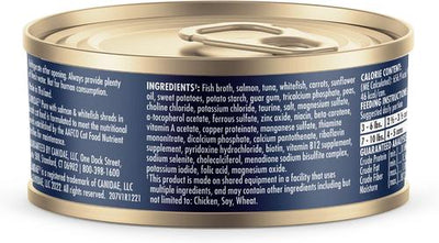 Adore Grain-Free Salmon & Whitefish in Broth Canned Cat Food, 2.46-oz, case of 24