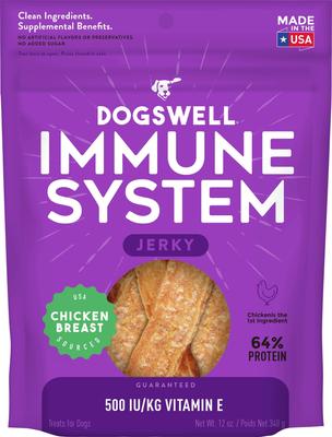 Immune System Jerky Chicken Recipe Grain-Free Dog Treats, 24-oz bag