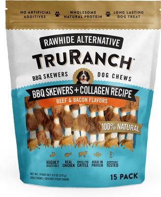 BBQ Collagen Skewers Hard Chew Dog Treats, 5-in, 15 count