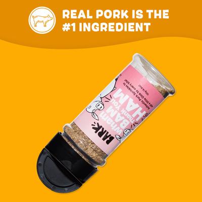 Wham Bam Thank You Ham - Alimento seco para perros con alto contenido proteico y ingredientes limitados, botella de 4.6 oz