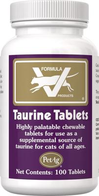 Taurine Daily Chewable Tablet Supplement for Cats, 100 count