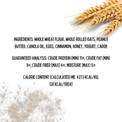 Milk & Cookies Peanut Butter & Honey Gift Box Crunchy Dog Treats