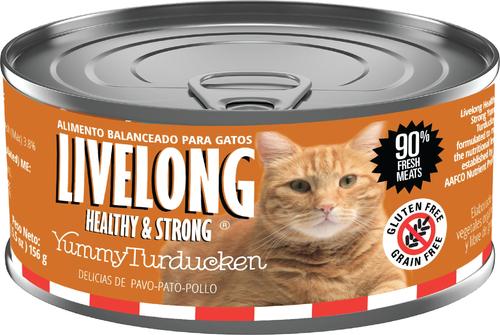 Yummy Turducken Wet Cat Food, 5.5-oz can, 24 count