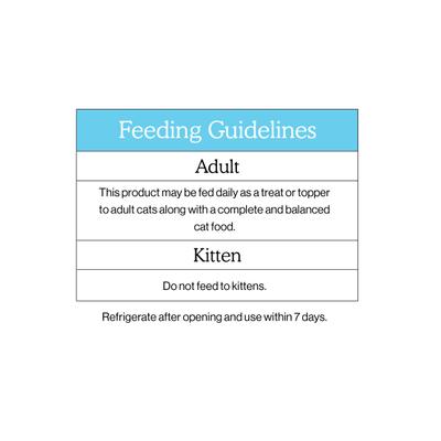 Aderezo para alimento húmedo para gatos sin cereales Cat Person de Weruva Tuna Mousse, bolsa de 3 oz, caja de 4