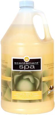 Scentament Spa Oatmeal Lemon Vanilla & Jojoba Dog & Cat Body Wash, 1-gal bottle