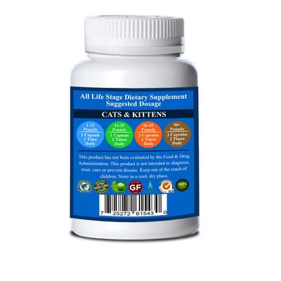 UTI WARRIOR MAX* Suplemento para gatos contra la inflamación y las infecciones crónicas del tracto urinario*, 150 unidades