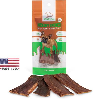 Smoked Beef Jerky Strips 6-inch Dog Treat, 16 count