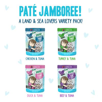 Bundle: Weruva Best Feline Friend Paté Lovers, Aw Yeah! Paté Jamboree! Variety Pack + BFF Play Pate Lovers Pate Partay Variety Pack Wet Cat Food