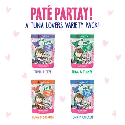 Bundle: Weruva Best Feline Friend Paté Lovers, Aw Yeah! Paté Jamboree! Variety Pack + BFF Play Pate Lovers Pate Partay Variety Pack Wet Cat Food