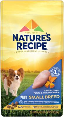 Small Breed Grain-Free Chicken, Sweet Potato & Pumpkin Recipe Dry Dog Food, 12-lb bag