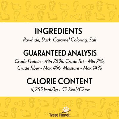 Premium 4" Duck Recipe Crunchy Dog Chews, 36 count