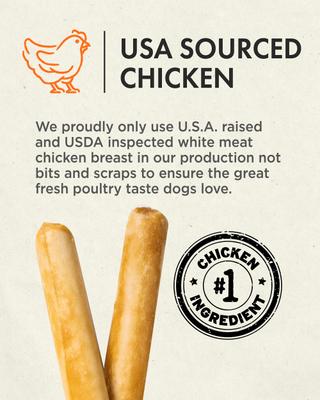 Hide Free Chicken Recipe X-Large Roll Dog Chew Treat, 2 count