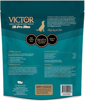 Hi-Pro Bites Tender Beef Recipe High Protein Training Dog Treats, 14-oz bag